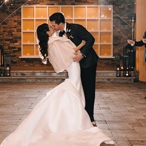 Real Mink fur stole (worn only once)